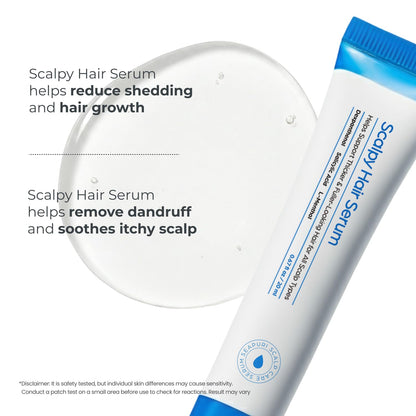 Seapuri Scalpy Hair Growth Serum for Thinning Hair | Korean Scalp Treatment with Salicylic Acid, Menthol, Dexpanthenol | Supports Hair Density